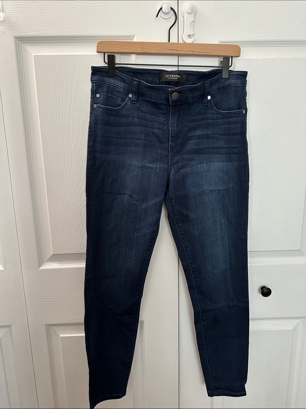 Liverpool Women's Dark Indigo Skinny Jeans